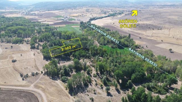 Konya / Akören / Tülce De 2.502 M² Müstakil Kavaklık Bahçe 1