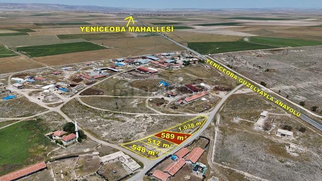 Konya / Cihanbeyli / Yeniceoba Mahallesinde 589 M² Müstakil Tapulu İmarlı Arsa 4