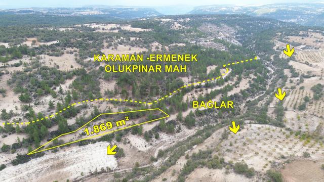 Karaman / Ermenek / Olukpınar Mahallesinde 1.869 M² Müstakil Tarla 5