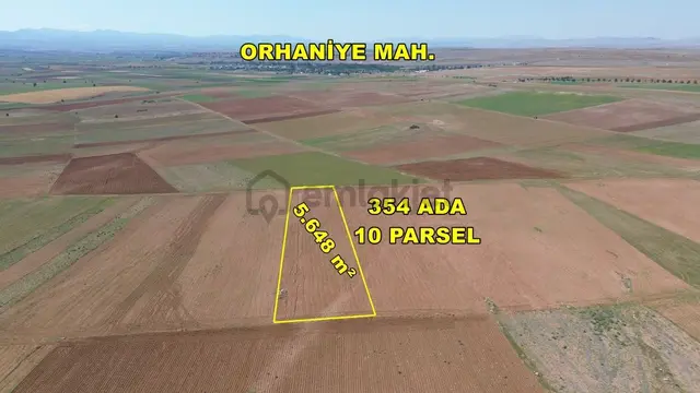 Konya / Akören / Orhaniye Tarıma Ve Hayvancılığa Uygun 5.648 M² Tarla 1