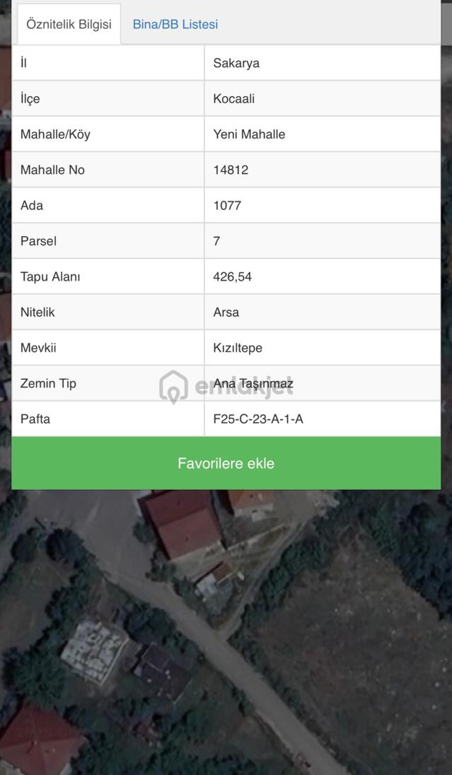 Mys İnşaat Emlaktan Kocaali Yeni Mah Satılık 427 M2 Arsa 3