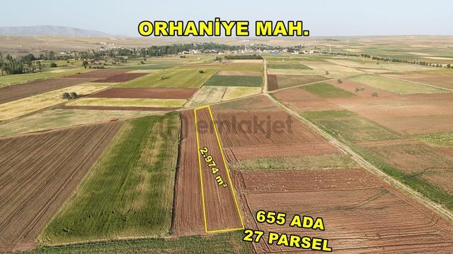 Konya / Akören / Tülce'de 2.974 M² Müstakil Tapu Tarla 1