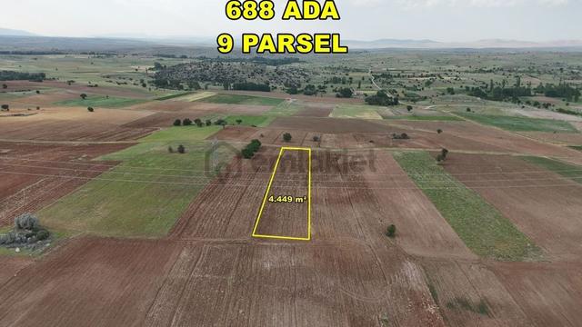 Konya / Akören / Tülce 4.449 M² Müstakil Tapulu Tarla 1