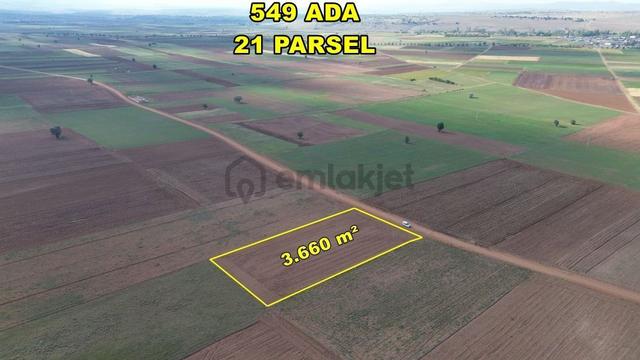 Konya Akören Hacılar'da 3.660 M² Fırsat Tarım Arazisi 3