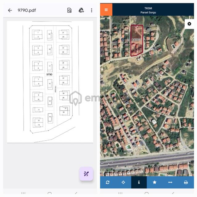 Marmara Ereğlisi Satılık Arsa Villa İmarlı