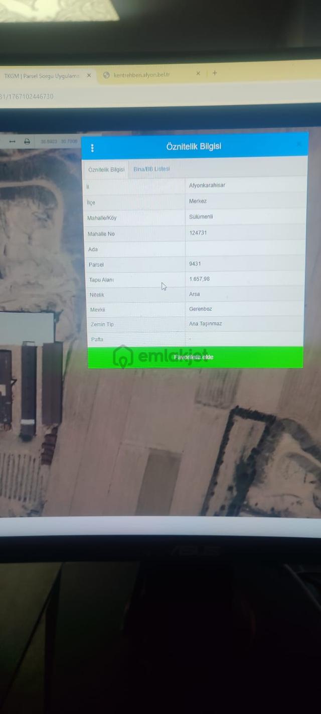 Afyon Tezcan Emlaktan Sülümenlide Yola Yakın Tarla 4