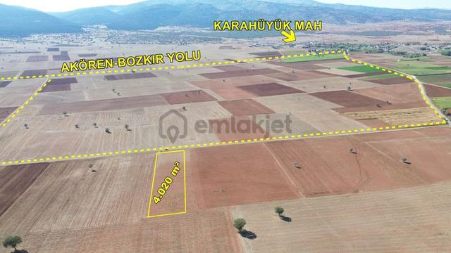 Konya / Akören / Karahüyük Mahallesinde 4.020 M² Müstakil Tarla 1