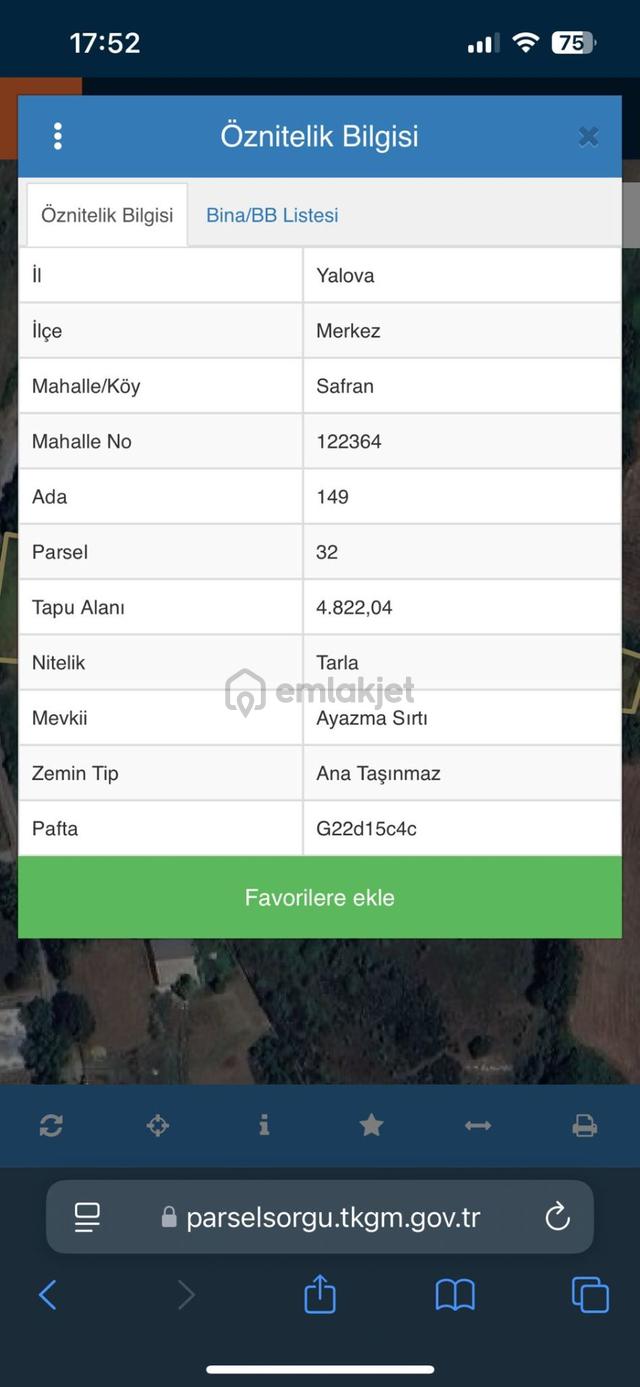 Yalova Safranyolu’nda Fırsat Yatırımlık Tarla 2
