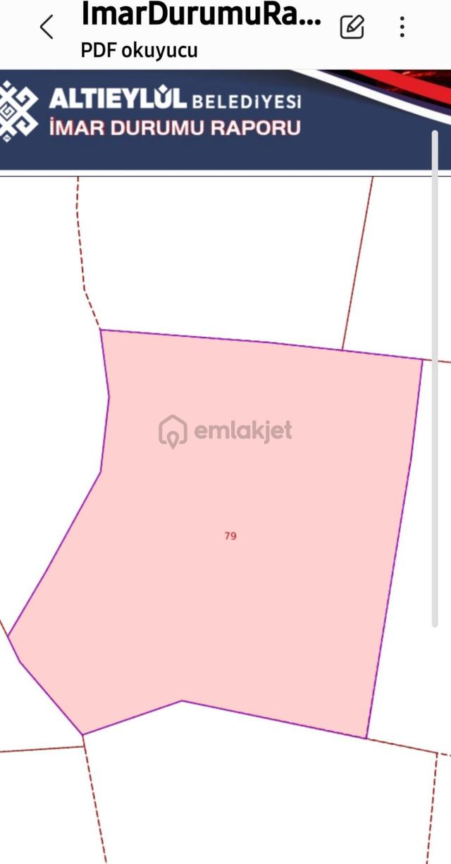 C.21 Loca Altıeylül Köseler Mah.satılık 6673 M2 Yatırımlık Tarla 4