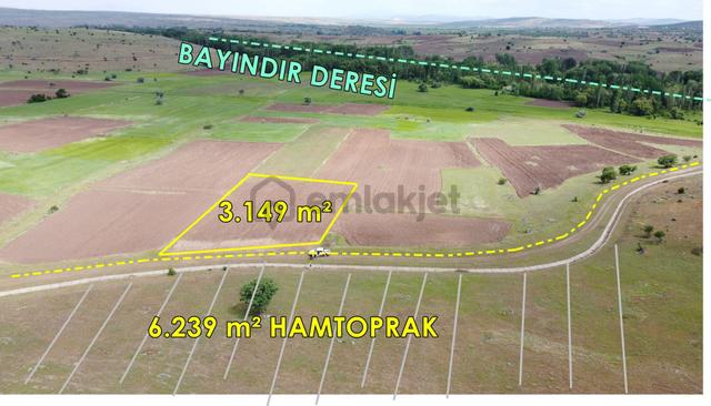 Konya / Akören / Çatörende 3.149 M² Resmi Yola Cephe Tarla 3