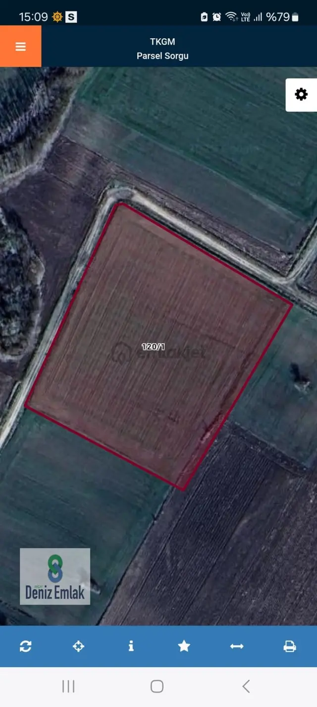Denizden Edirne Havsa Taptıkta 12.194 M2 Satılık Tek Tapu Tarla. 1