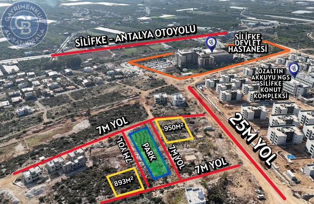 Mersin- Silifke-burunucu Satılık İmarlı Arsa 1