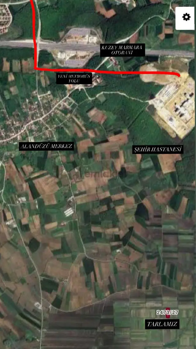 Alandüzü'nde Yatırımlık Tarla 1