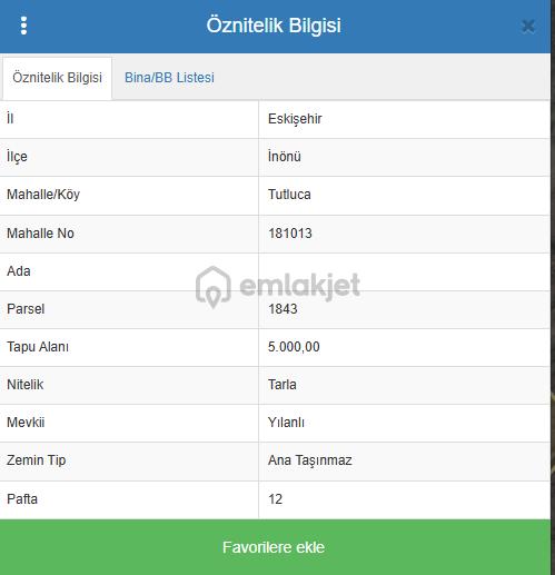 Eskişehir İnönü Tutluca’da 5.000 M² Satılık Tarla | Yılanlı Mevkii 2