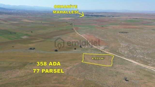 Konya / Akören / Hacılar Mahallesinde 4.551 M² Müstakil Tapulu Tarla 2