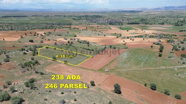 Konya / Akören / Tülce Mahallesinde 4.383 M² Müstakil Tapulu Tarla 1