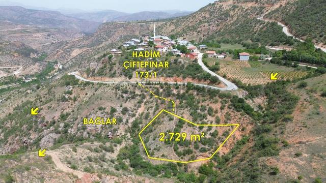 Hadim Çiftepınar Da 2.729 M2 Müstakil Tapulu Bağ 5