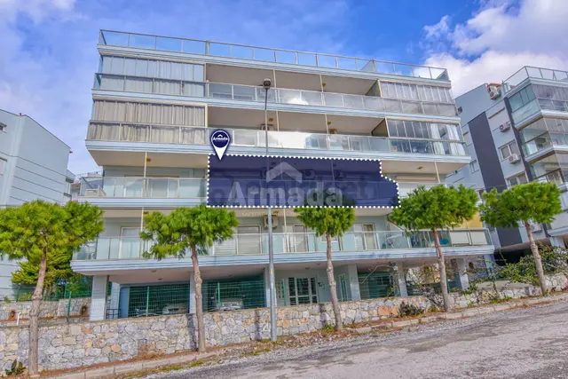 Kuşadası Değirmendere'de Full Deniz Manzaralı 3+1 Daire