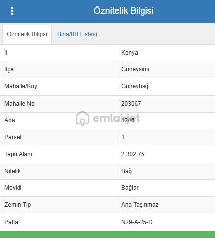 Çelik-ay Gayrimenkul'den Güneysınır'da Satılık Bağ 3