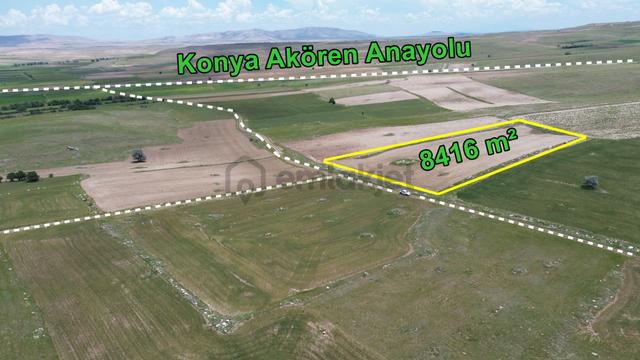 Konya / Akören / Tülce Mahallesinde 8.416 M² Müstakil Tapulu Tarla 4