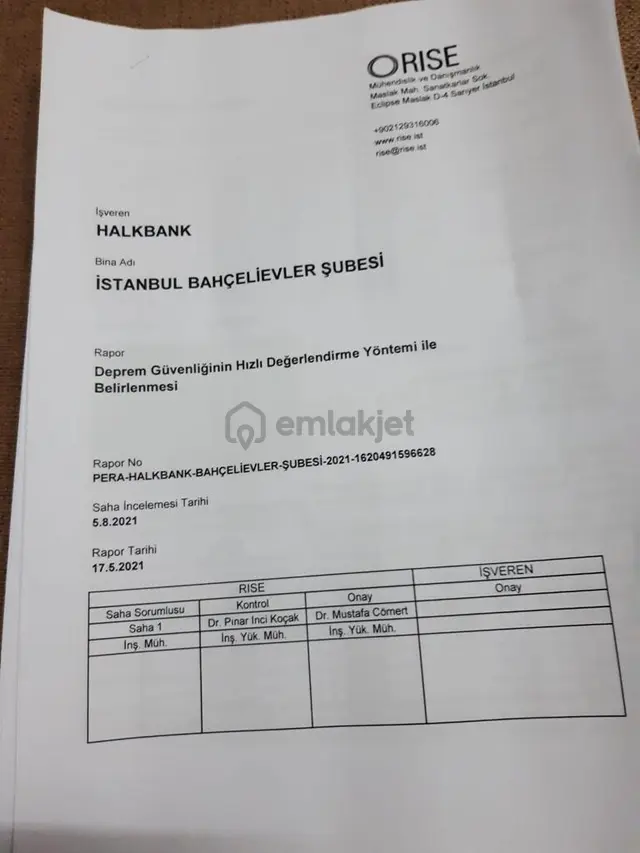 Bahçelievler Talatpaşa Caddesi Üzeri 160m2 Ön Cephe 3+1 Daire 3
