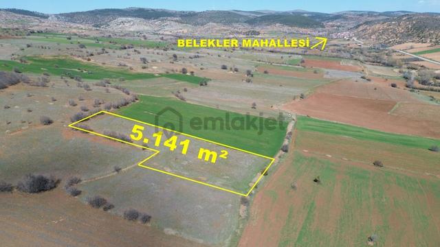 Konya / Ilgın / Belekler Mahallesinde 5.141 M² Müstakil Tapulu Tarla 5