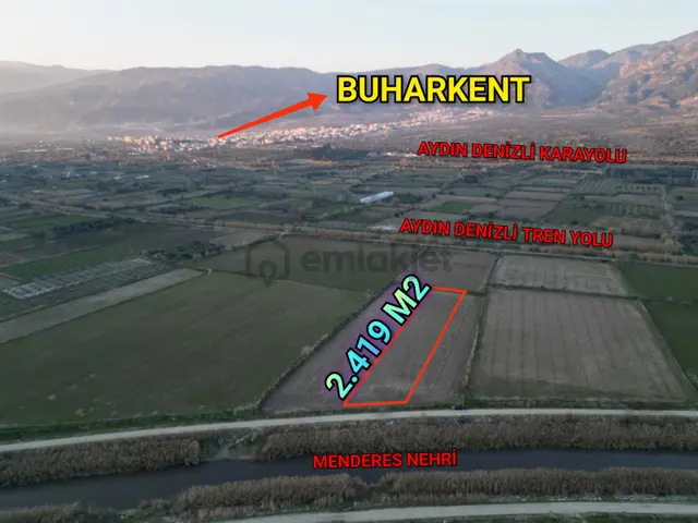 Umut Emlaktan Buharkent Merkezde 2.419 M2 Tarla Satılıktır 3