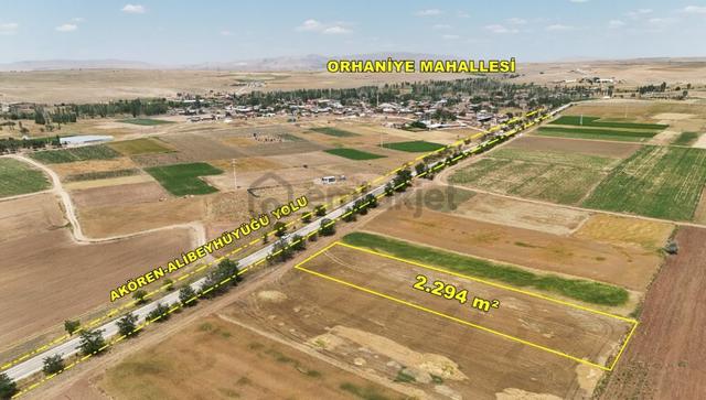Konya / Akören / Orhaniye Mahallesinde 2.294 M² Müstakil Tapulu Tarla 3