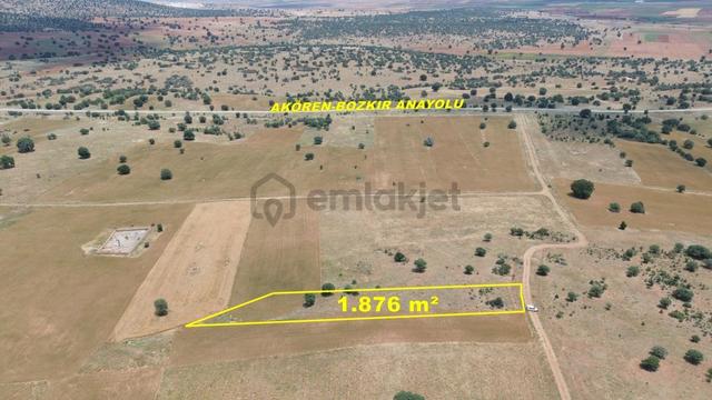 Konya / Akören / Ağalar Mahallesinde 1.876 M² Müstakil Tapulu Tarla 3