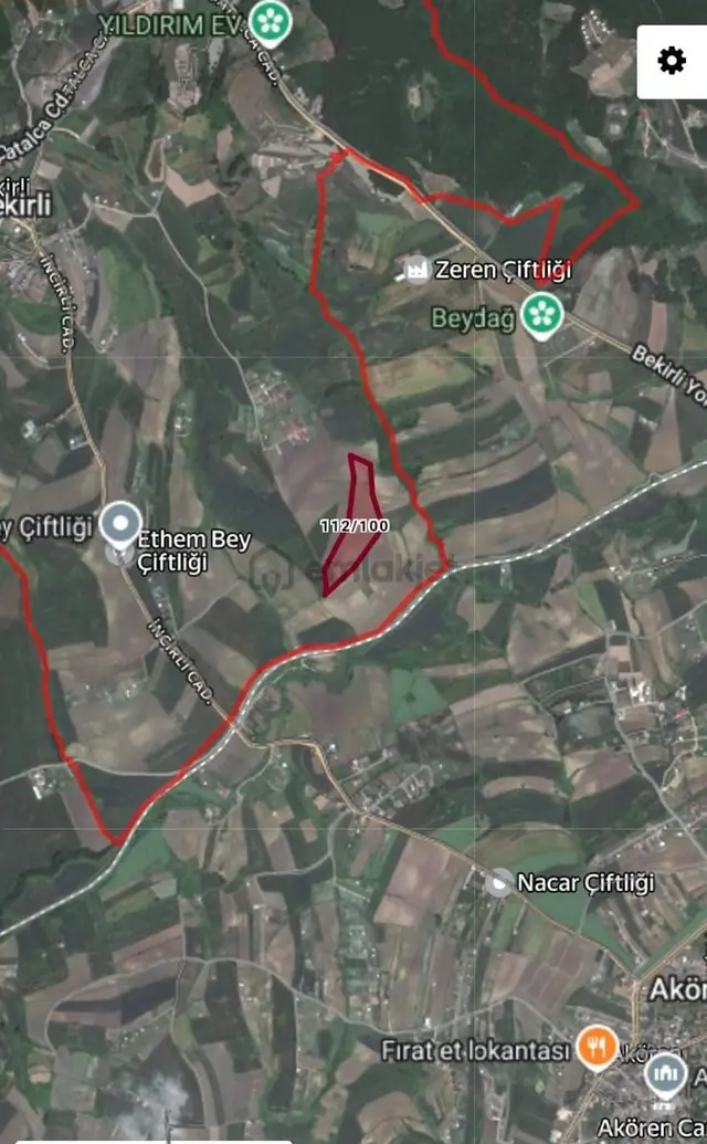 Silivri Bekirli'de Uygun Fiyatlı Yatırım Fırsatı, Satılık 1.985 M² 3