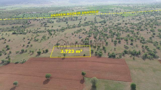Konya / Akören / Hacılar Mahallesinde 3.723 M² Müstakil Tapulu Tarla 1