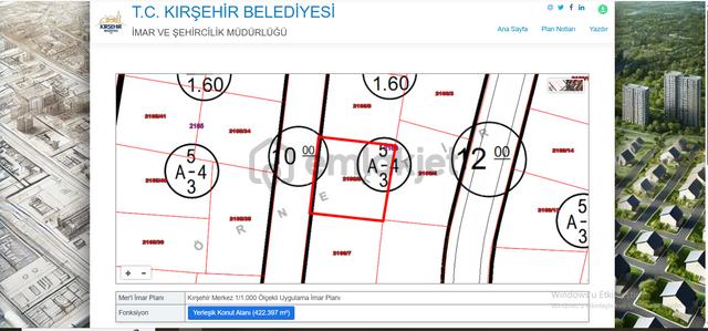 Global'den Opet Petrol İlerisinde 4 Kat İmarlı 424 M2 Satılık Arsa 4