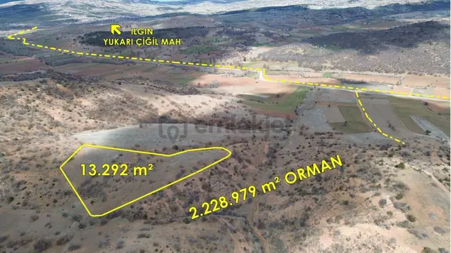 13.292 M² / Konya / Ilgın / Belekler / Tarla 2