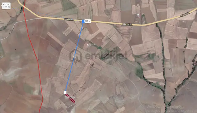 Kavacık Mahallesinde Kadastro Yolu Olan Satılık Tarla 4