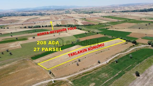 Konya / Beyşehir / Damlapınar Mahallesinde 3.105 M² Hisse Tapulu Tarla 5