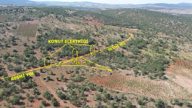 Bozkır Hamzalar Da 726 M2 Müstakil Tapulu Elektrik Alınabilir Bahçe 1