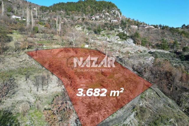 Alanya Yaylakonak’ta 3.682 M² Satılık Tarla 3