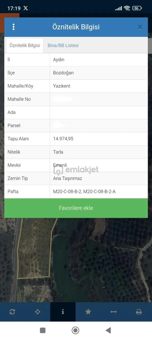 Bozdoğan Yazıkent'te 15 Dönüm Zeytinlik Bozdoğan Yazıkent'te 15 Dönüm Zeytinlik