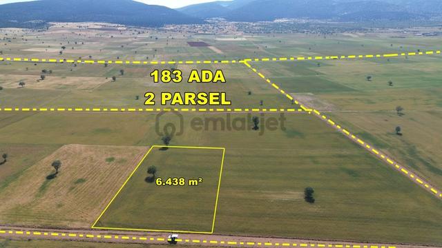 Konya Akörende 6.438 M² Verimli Konumu Güzel Tarla 1
