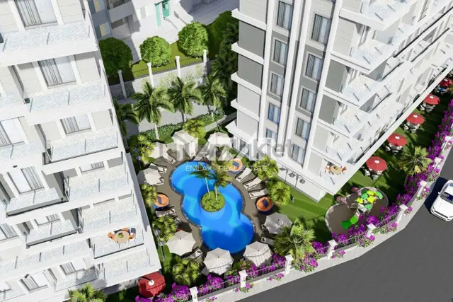 Alanya Merkez Güllerpınarı’nda Satılık 2+1 Deniz Manzaralı Daire 3