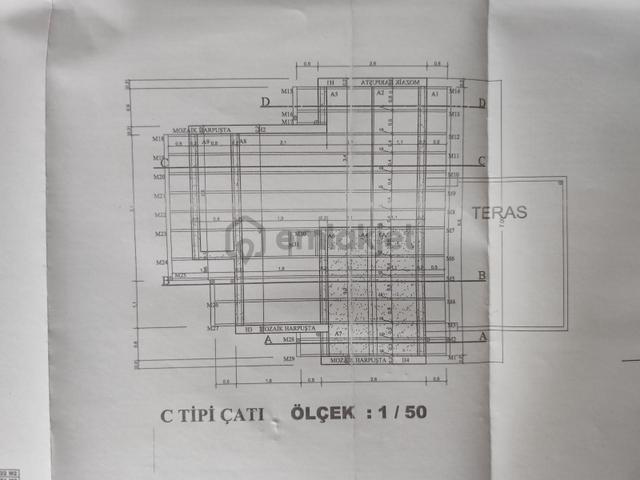 Satilik Villa Arsasi Serık Karadayida 350/141 M2 Projesi Hazir . Aankoopta Denize 4 Km. 4