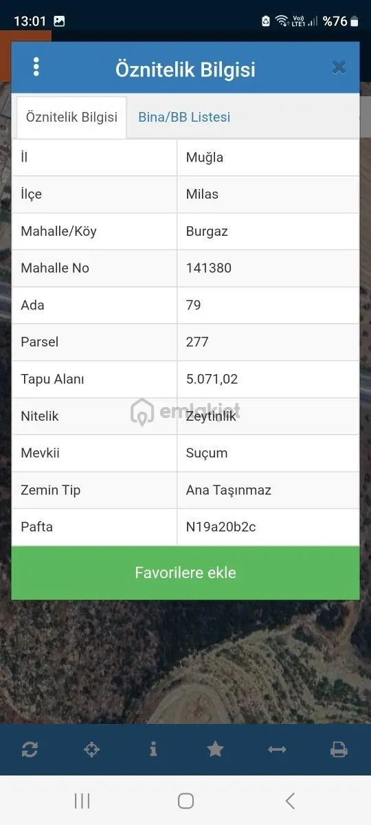 Muğla Milas Asfalt Üstü Sanayii İmar Dibinde Satılık Arazi 3