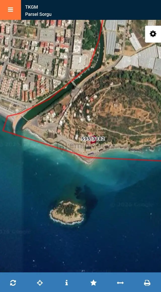 Mersın Bozyazı'da 618 M² Full Denız Manzaralı İmarlı Yatırımlık 3