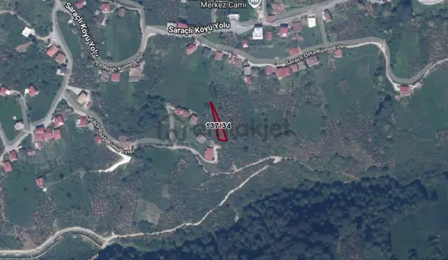 Trabzon Of Saraçlı Köyünde 477 M² Fındık Bahçesi Satılıktır 1