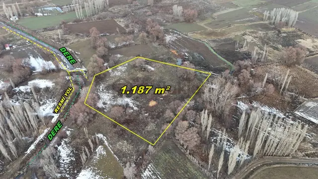 Konya / Meram / İnlice Mahallesinde 1.187 M² Hisse Tapulu Tarla 3