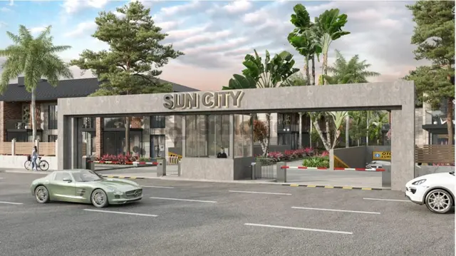 Antalya Döşemealtı Suncity 'de 1+1 Bahçe Katı Havuz Manzaralı Satılık Daire 2