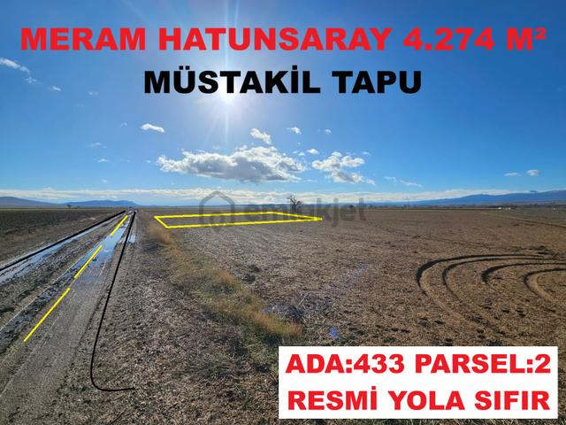 Hatunsaray Ana Yol Yakını 4.274 M² Müstakil Bahçe 1