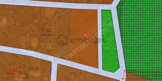 Kartepe Derbent Satılık Arsa 4521 M2 Yola Üç Cepheli Parsel 4