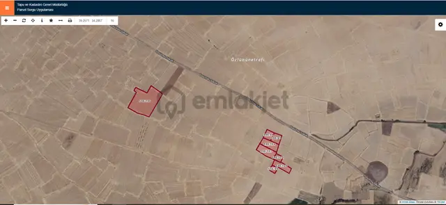Global'den Boztepe Orta Mah.de 25.600m2 ( Dönüm ) Satılık Tarla 1