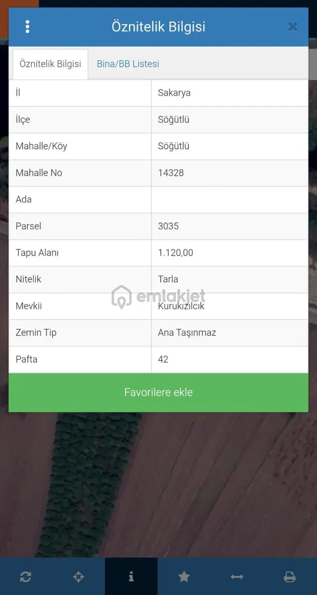 Sakarya Söğütlüde Kadastral Yola Cephelı Satılık Tarla 2